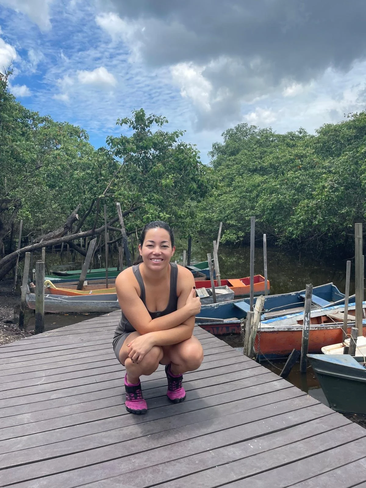 Esther Alonso, dietista integrativa, al aire libre